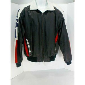 PHASE 2 USA Leather Biker Men's size XL Jacket